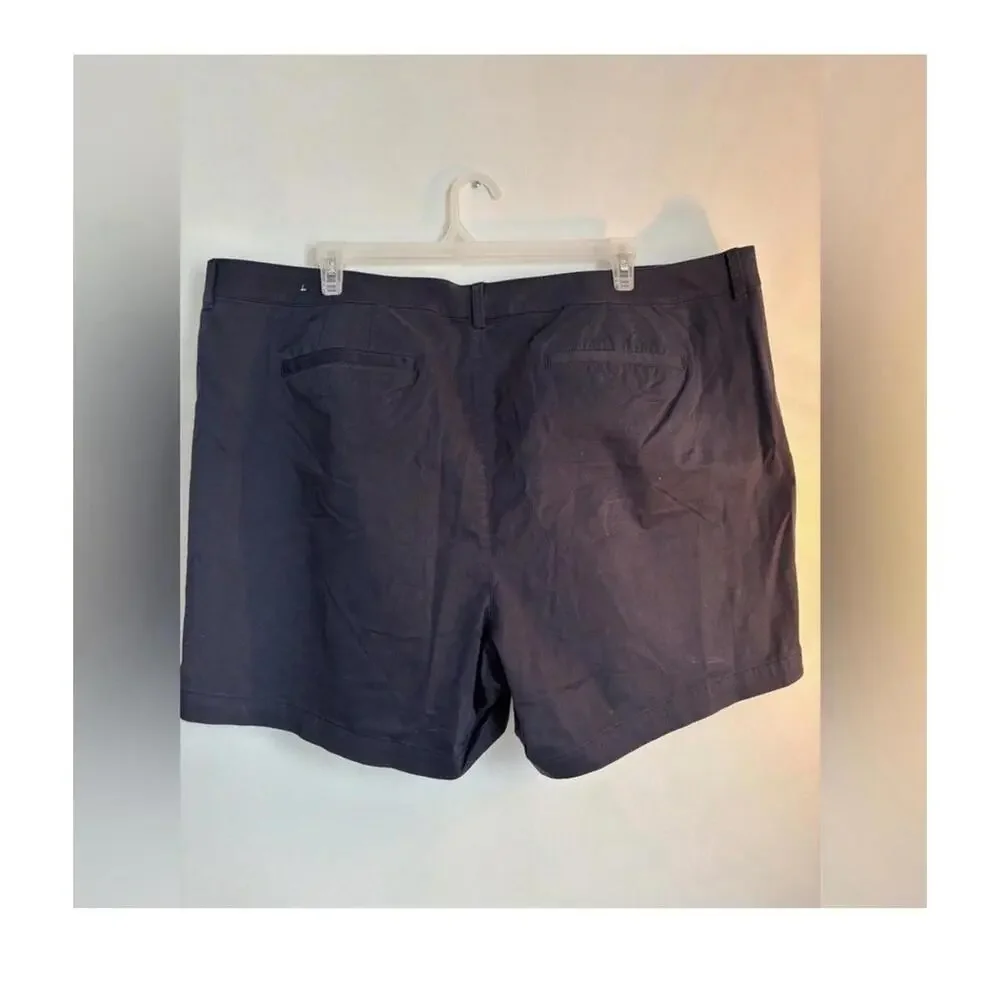 Lot Of 2 Pairs Of Lane Bryant Plus Size Shorts Size 26 Navy NWT Khaki - Picture 2 of 5
